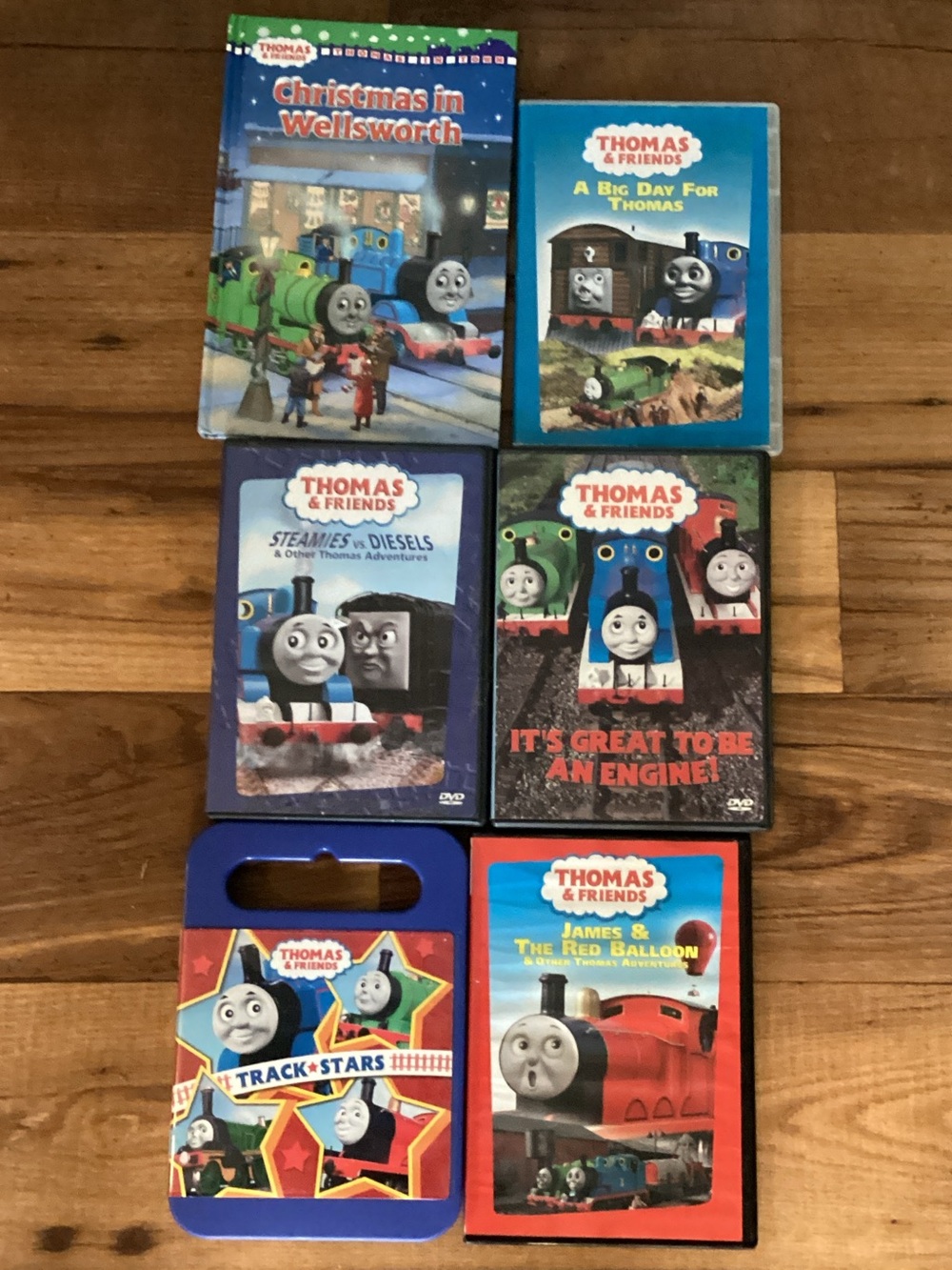 Thomas & Friends Bundle Of 6-Five DVDs & One Book